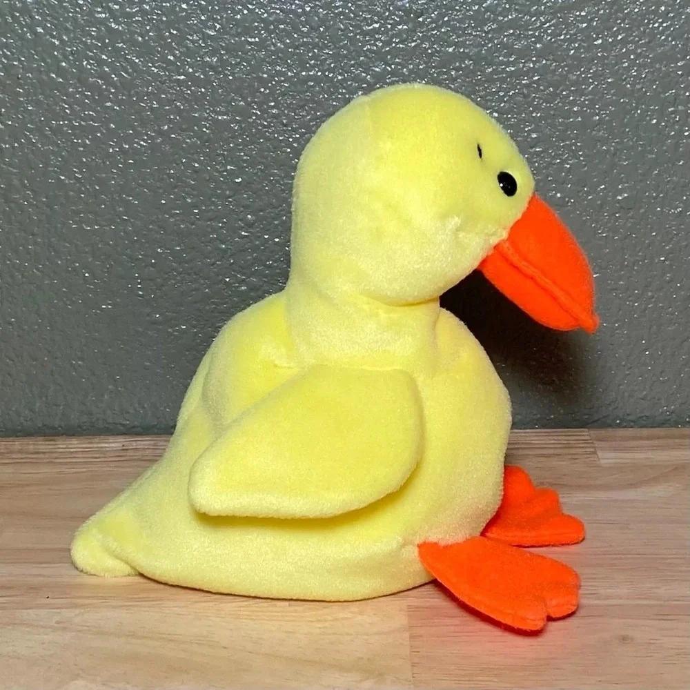 Ty Beanie Baby Original Quackers Retired PVC Pellets Tag Error Fareham, Hants UK
